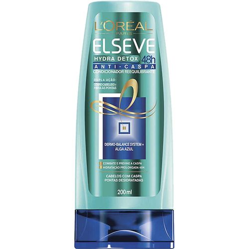 Condicionador Hydra Detox Anticaspa Elseve 200ml