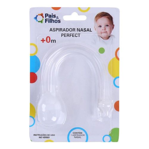 Aspirador Nasal Perfect Pais e Filhos com 1 Unidade