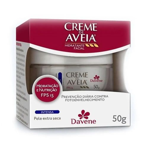 Creme Facial Davene FPS 15 Hidratação Intensa 50g