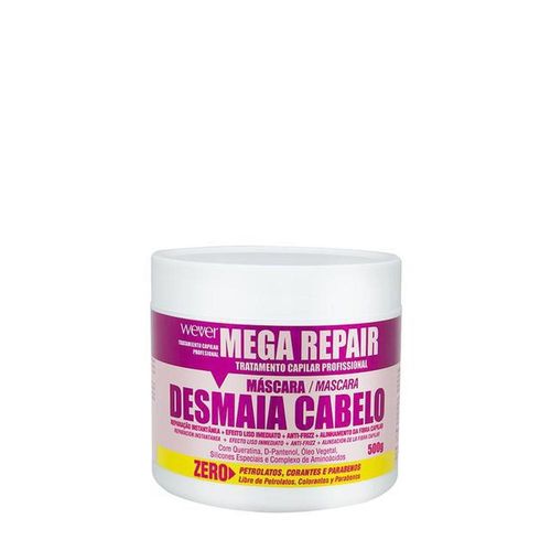 Wever Creme Mega Repair Desmaia Cabelo 500g