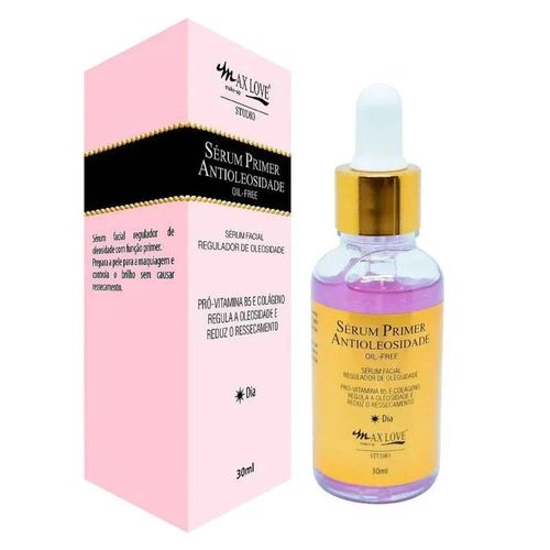 Sérum Primer Antioleosidade Facial Dia Max Love 30ml