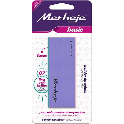 Polidor de Unhas Merheje Basic com 4 Lados com 1 Unidade