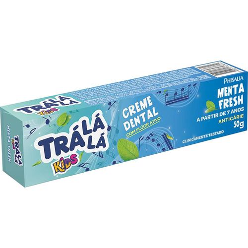 Creme Dental Menta Fresh Trá Lá Lá 50g