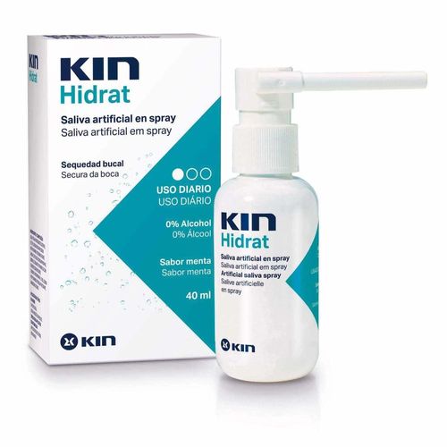 Spray Antisséptico Bucal Kin Hidrat Sabor Menta 40ml