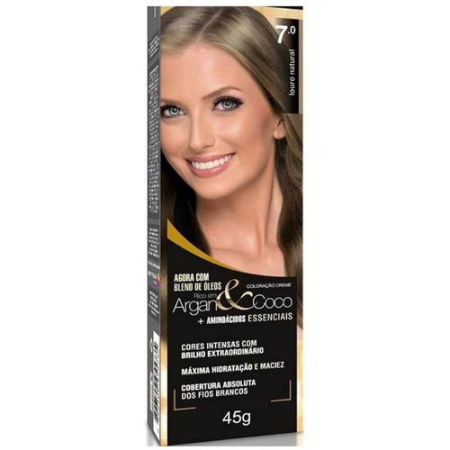 Coloração Creme BeautyColor Louro Natural Nº 7.0 com 1 Unidade