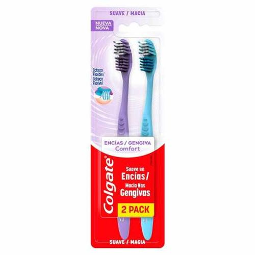 Escova Dental Colgate Gengiva Comfort com 2 Unidades