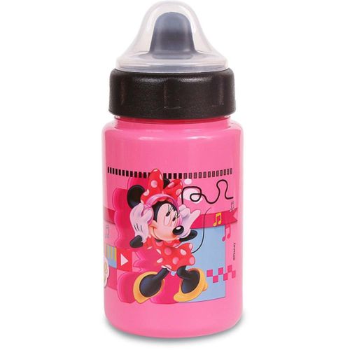 Copo de Treinamento com Tampa e Redutor de Respingos Minnie BabyGo Capacidade 340ml