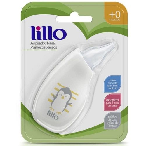 Aspirador Nasal Primeiros Passos Lillo com 1 Unidade