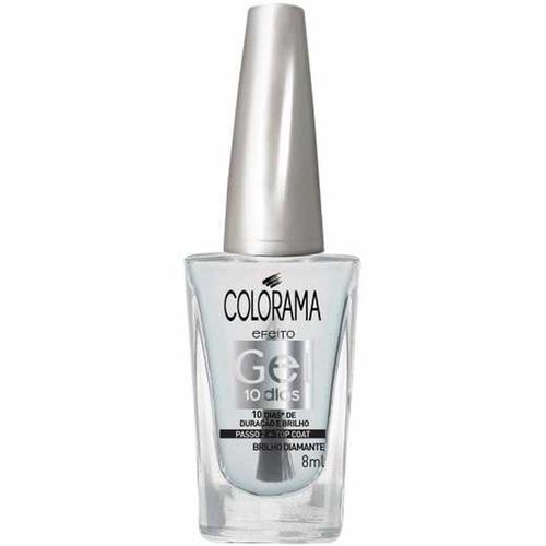 Esmalte Colorama Efeito Gel Top Coat Brilho Diamante 8ml
