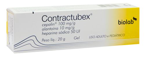 Contractubex 100mg/g + 10mg/g + 0,4mg/g Gel de Uso Dermatológico Bisnaga 20g