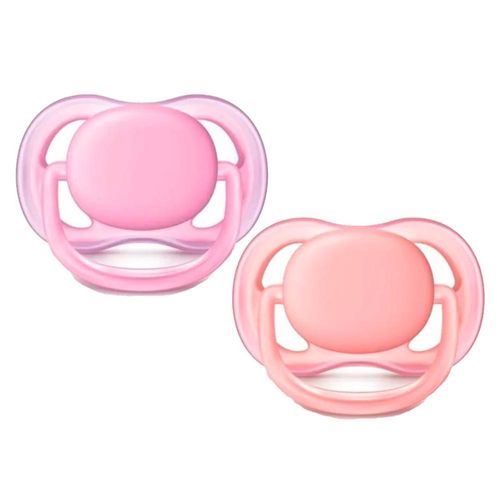 Chupeta Philips Avent Ultra Air Cor Rosa 0-6m com 2 Unidades