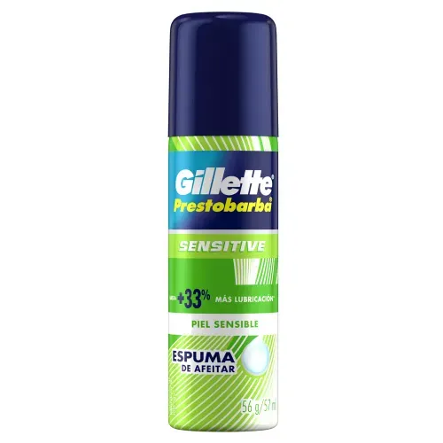 Espuma de Barbear Gillette Prestobarba Sensitive 56g