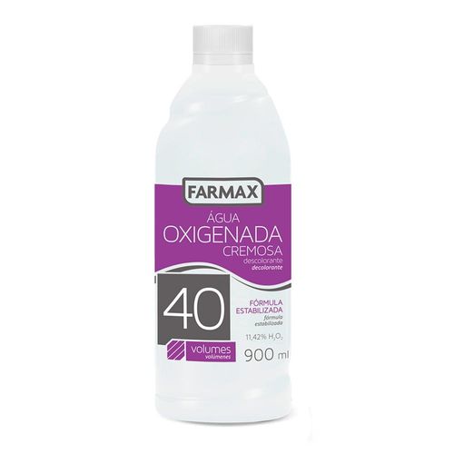 Água Oxigenada Descolorante Cremosa 40 Volumes Farmax 900ml