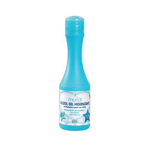 Álcool em Gel Higienizante Muriel Azul 60ml
