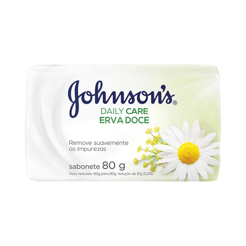 Sabonete Johnson's Daily Care Erva Doce 80g