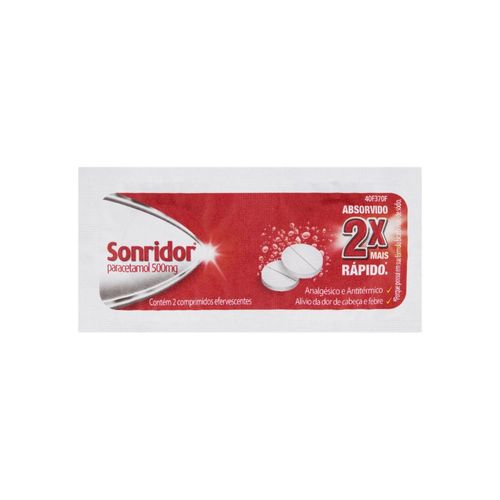 Sonridor 500mg com 12 Envelopes com 2 Comprimidos Efervescentes