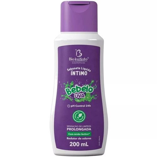 Sabonete Íntimo Líquido Bebeloo Uva 200ml