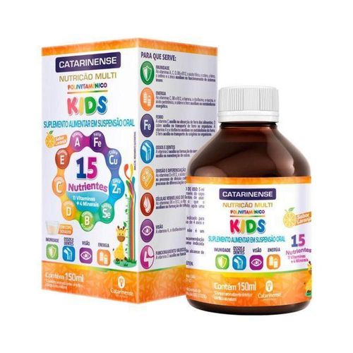 Nutrição Multi Suspensão Kids Laranja 150ml