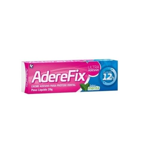 Creme para Dentadura Menta Aderefix 20g