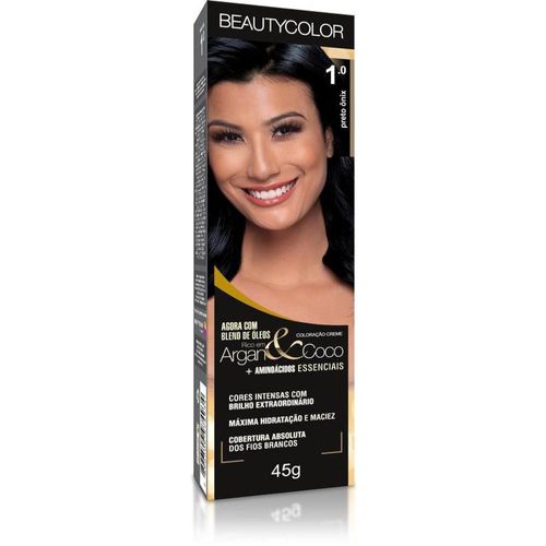 Coloração Beauty Color 1.0 Preto Ônix com 1 Unidade