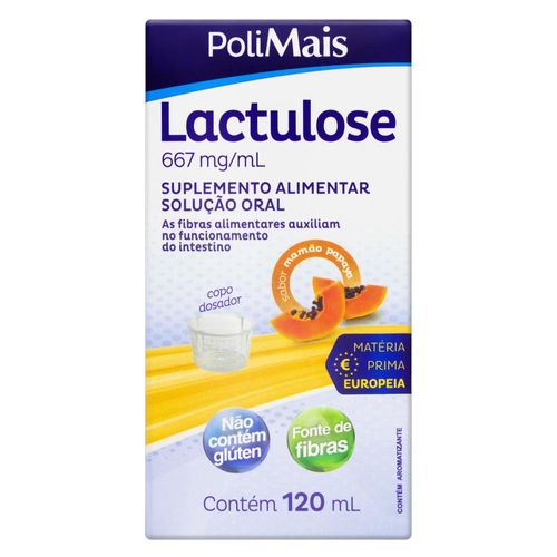 Polimais 667mg Solução Oral Sabor Mamão Papaya 120ml
