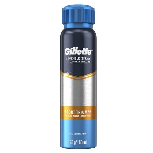 Desodorante Gillette Sport Triumph Invisible Spray 150ml