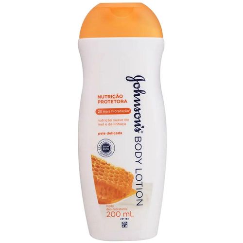 Loção Hidratante Johnson & Johnson Body Lotion Nutrição Protetora 200ml