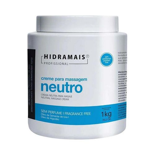 Creme de Massagem Neutro Hidramais 1kg