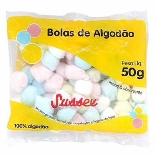 Sussex Algodão Bolas Coloridas Pacote 50g