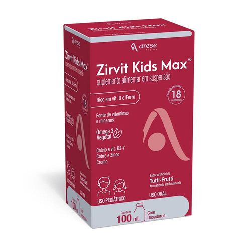 Zirvit Kids Max Solução Oral Frasco 100ml