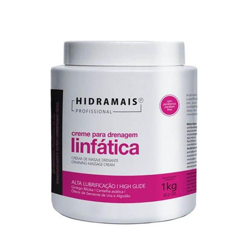 Creme de Massagem Hidramais Drenagem Linfática 1kg