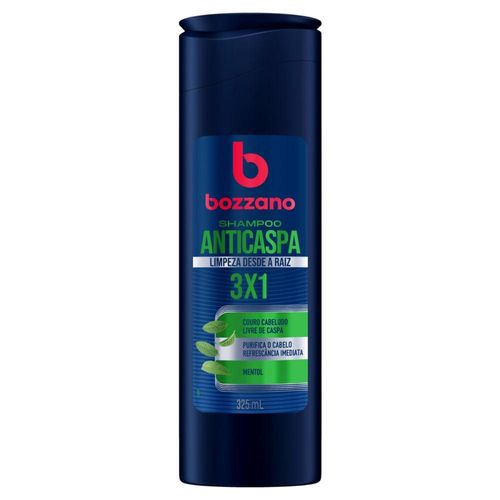 Shampoo Anticaspa 3x1 Bozzano 325ml