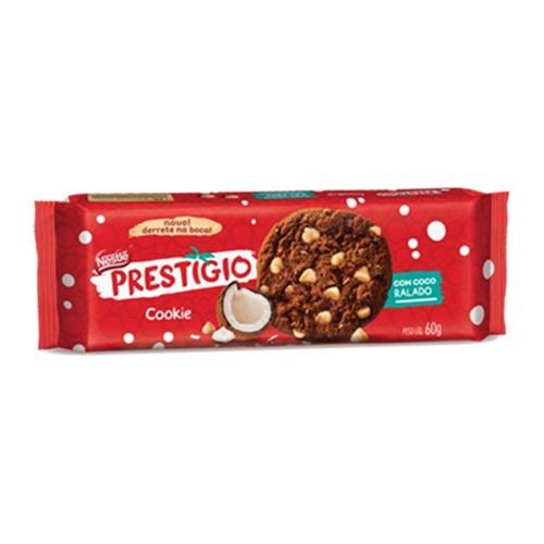 Nestlé Prestigio Biscoito Cookie Gotas Chocolate 60g