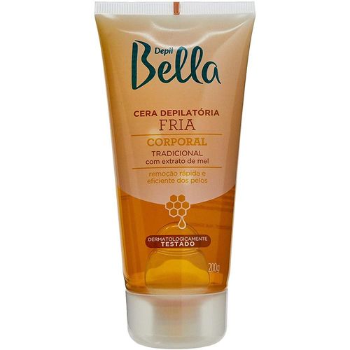 Cera Depilatória Fria Bisnaga Depil Bella 200g