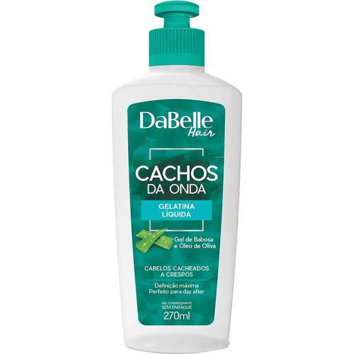 Gelatina Capilar Líquida Cachos da Onda Gel de Babosa e Óleo de Oliva DaBelle Hair 270ml