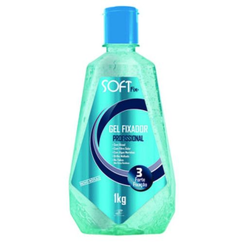 Softfix Gel Fix Fliptop Cor Azul 1kg