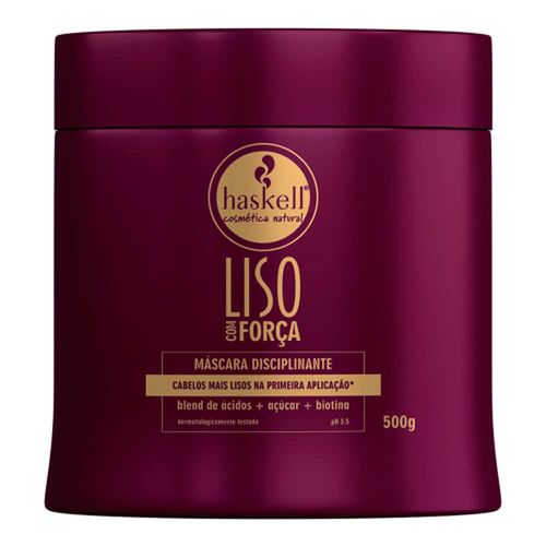 Máscara Capilar Disciplinante Liso com Força Haskell 500g