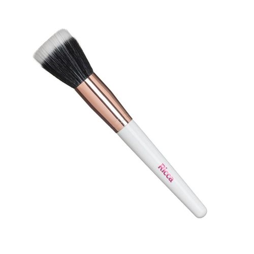 Ricca Pincel Duo Fiber Rose Gold com 1 Unidade