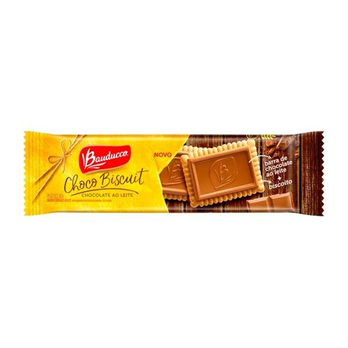 Biscoito Choco Biscuit Sabor Chocolate Ao Leite Bauducco 80g