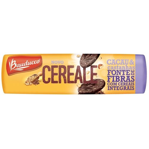 Bauducco Biscoito Cereale Integral Cacau e Castanhas 170g