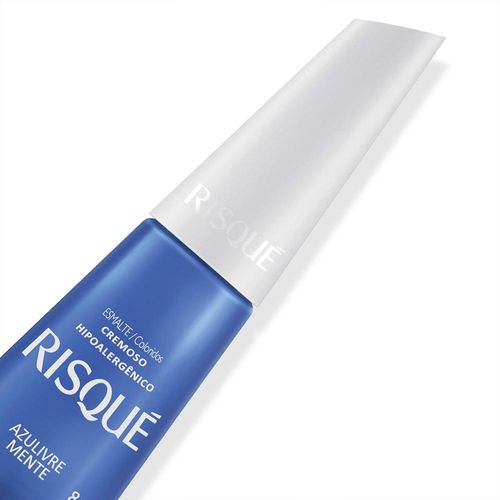 Esmalte Risqué Cremoso Azulivre Mente 8ml