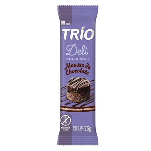 Barra de Cereais Trio Sabor Deli Mousse de Chocolate 20g