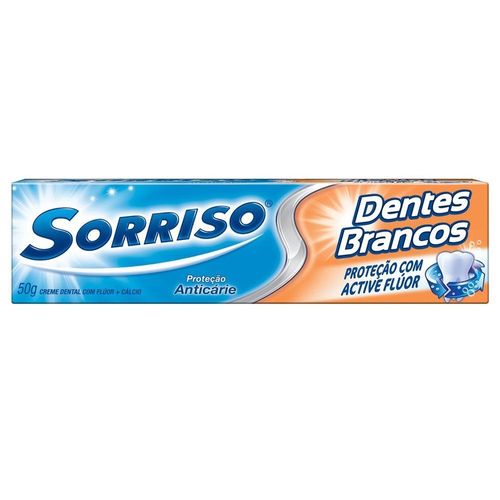 Creme Dental Sorriso Dentes Brancos 50g