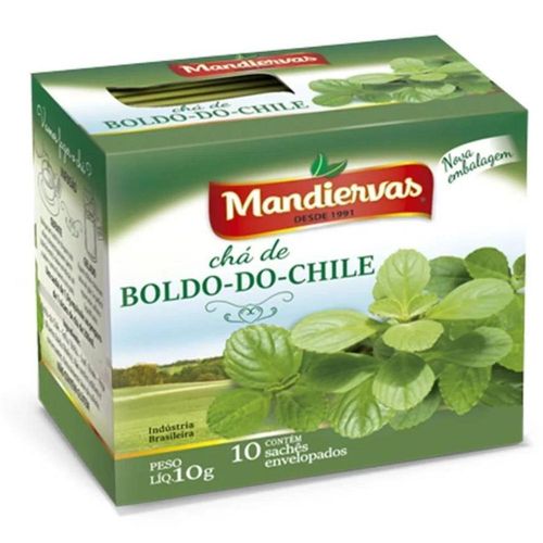 Chas Mandiervas Sachê Boldo do Chile 10g