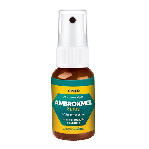 Ambroxmel 3mg/ml Solução de Uso Oral Mel e Gengibre Frasco Spray 30ml