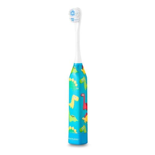 Escova Dental Elétrica Dinossauro Kids Health Pro Multilaser com 1 Unidades + 1 Refil