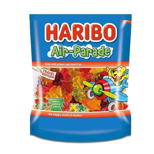 Balas de Gelatina Sabor Frutas Aviões Haribo 90g