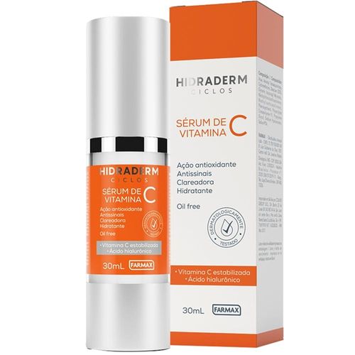 Sérum de Vitamina C Farmax Hidraderm Ciclos 30ml