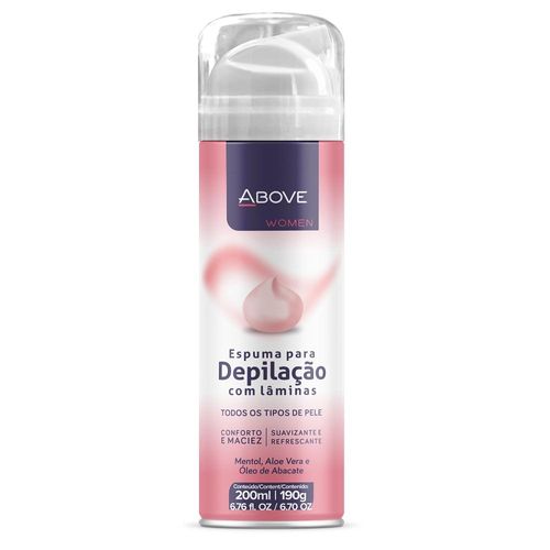 Espuma para Depilação com Lâminas Above Woman 200ml