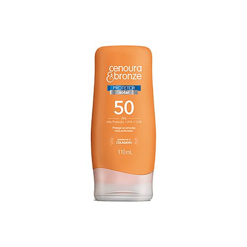 Protetor Solar FPS 50 Cenoura & Bronze 110ml